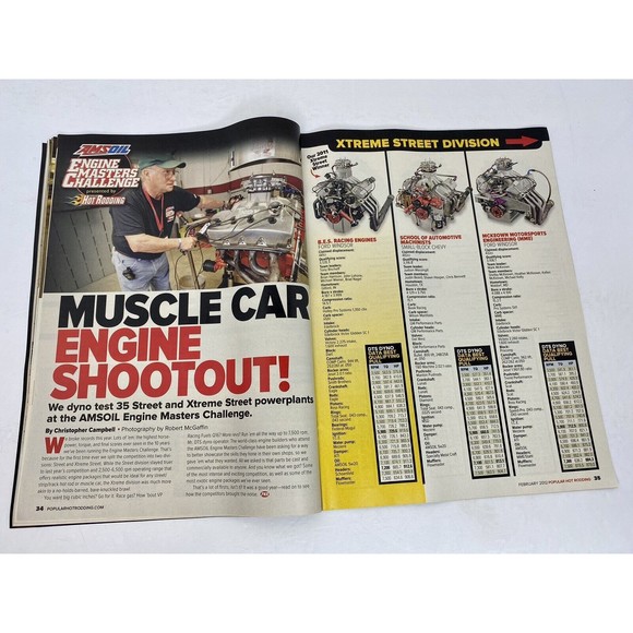 Hot Rodding Magazine, Feb./March 2012, Muscle Car Engine Shootout!, American’s.. - Picture 14 of 16